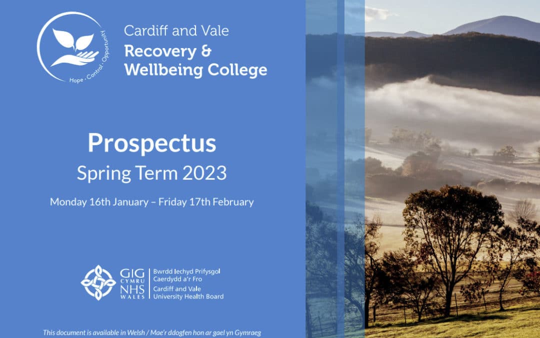 Wellbeing & Recovery College Prospectus – Spring 2023