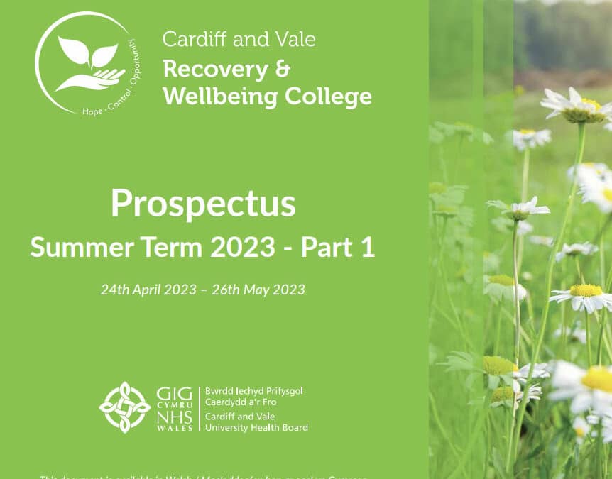 Recovery & Wellbeing College Summer 2023 Prospectus
